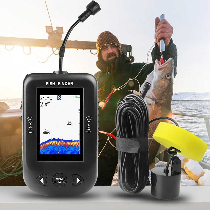 Fish Finder Cable - Erchang XF03 Fischfinder 45 Grad 100M