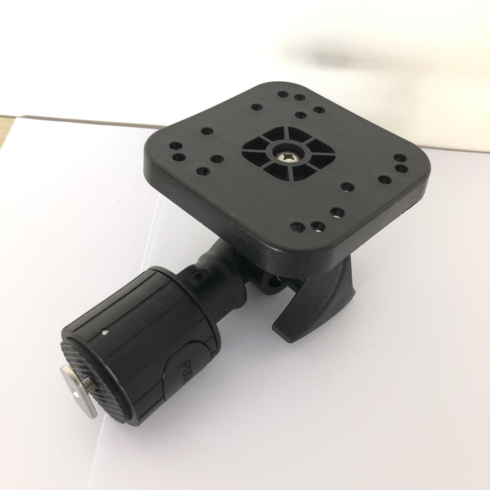 Fish Finder Mount - 360-Grad-Drehbare Fischfinder-Halterung für Kajak-Boots-Track-System Universelle Nylon-Halterung